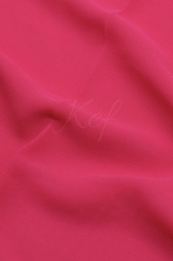 Georgette Hijab - Hot Pink